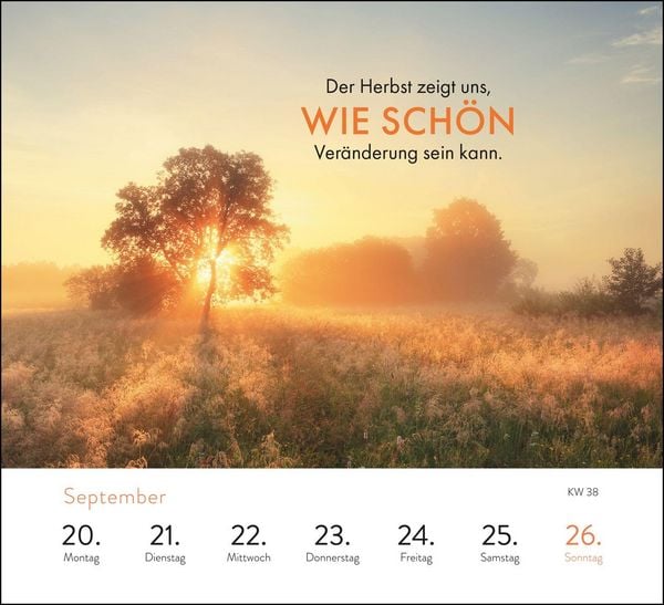 Produktbild: Wochenkalender 2027: Kleine Atempausen f&uuml;r dich