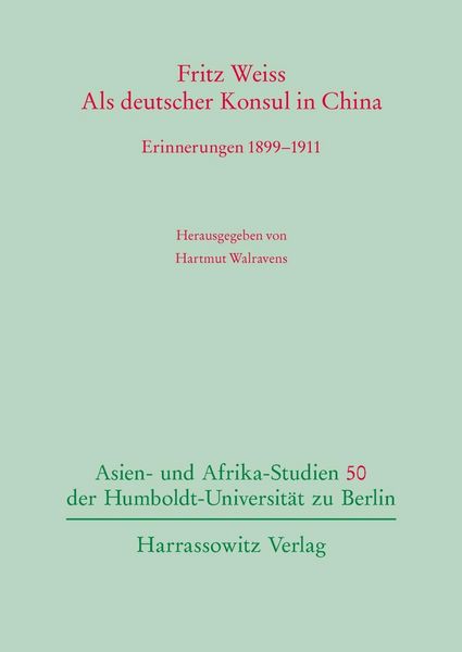 Produktbild: Als deutscher Konsul in China