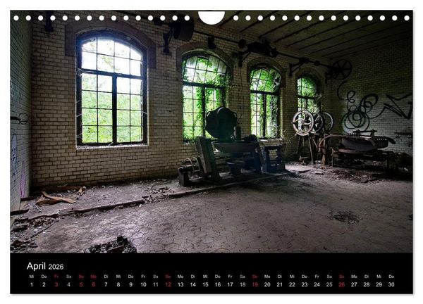 Produktbild: Verlassene Orte - Berlin - Brandenburg (Wandkalender 2026 DIN A4 quer), CALVENDO Monatskalender
