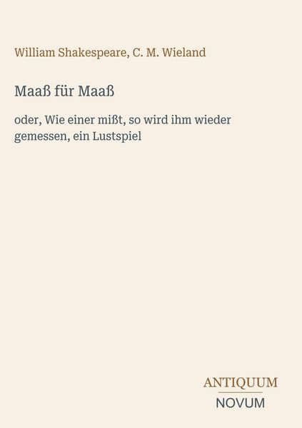 Produktbild: Maa&szlig; f&uuml;r Maa&szlig;