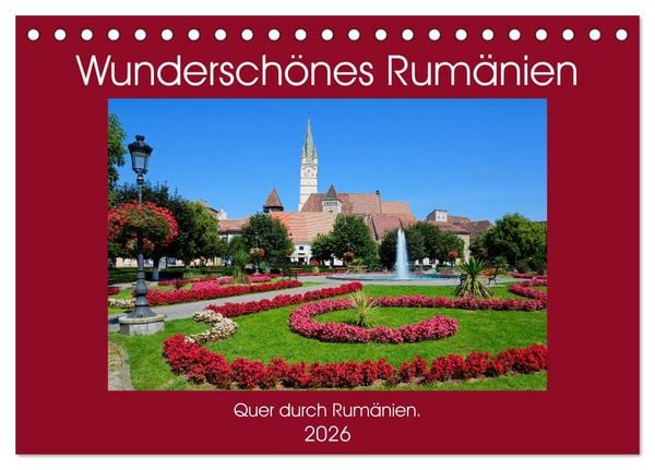Produktbild: Wundersch&ouml;nes Rum&auml;nien (Tischkalender 2026 DIN A5 quer), CALVENDO Monatskalender