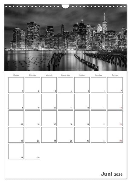 Produktbild: NEW YORK Skylines (Wandkalender 2026 DIN A3 hoch), CALVENDO Monatskalender