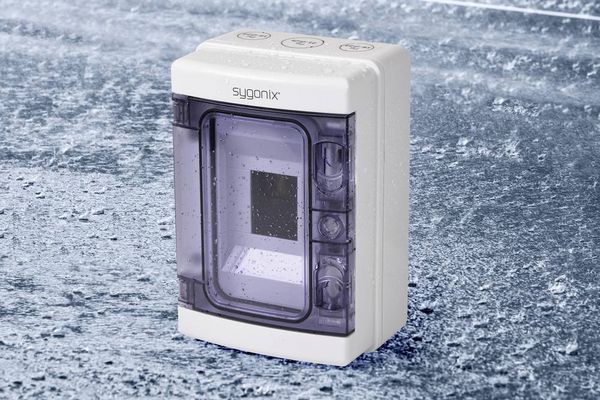 Produktbild: Sygonix SY-5491850 Kleinverteiler Aufputz Anzahl Teilungen = 4 Anzahl Reihen = 1 Inhalt 1St.