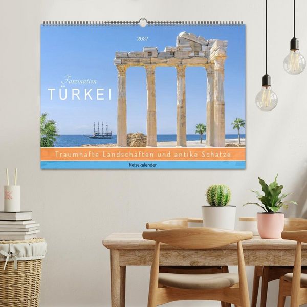 Produktbild: Faszination T&uuml;rkei. Traumhafte Landschaften und antike Sch&auml;tze. Reisekalender (Wandkalender 2027 DIN A2 quer), CALVENDO Monatskalender