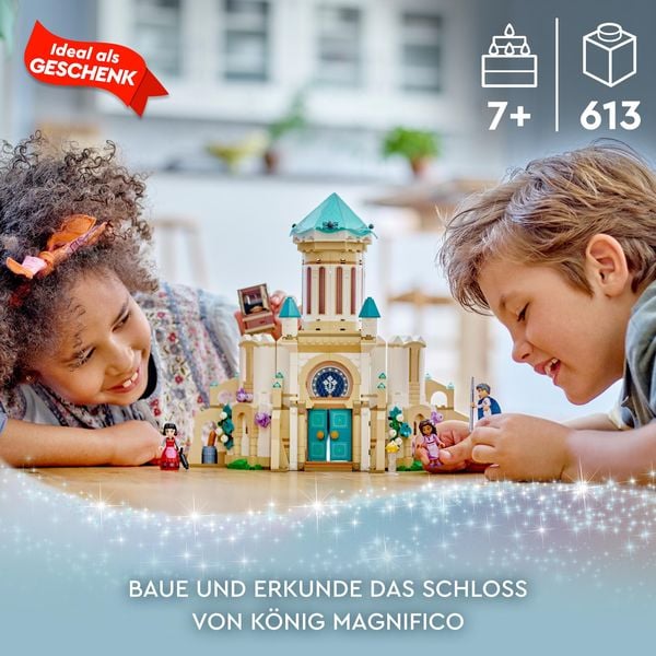 Produktbild: LEGO Disney Wish 43224 König Magnificos Schloss, Set zum Film mit Figuren