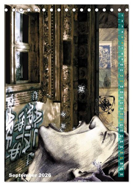 Produktbild: Dreams and Nightmares - Fantasy & Sci-Fi Art / 2026 (Tischkalender 2026 DIN A5 hoch), CALVENDO Monatskalender