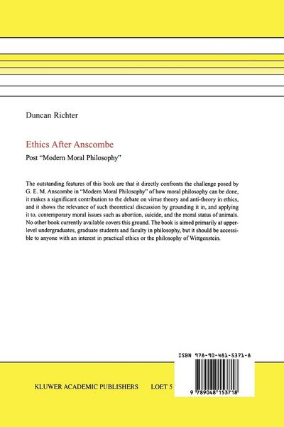 Produktbild: Ethics after Anscombe