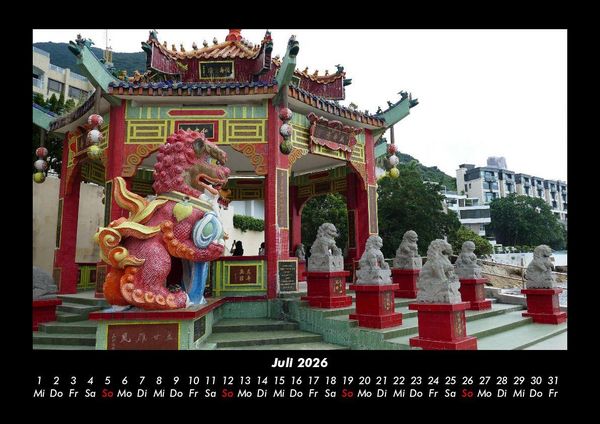 Produktbild: Tempel unserer Erde 2026 Fotokalender DIN A3