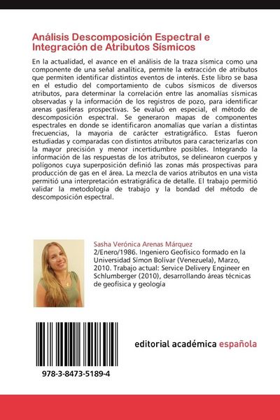 Produktbild: An&aacute;lisis Descomposici&oacute;n Espectral e Integraci&oacute;n de Atributos S&iacute;smicos