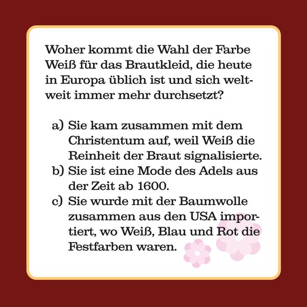 Produktbild: Das Hochzeits-Quiz