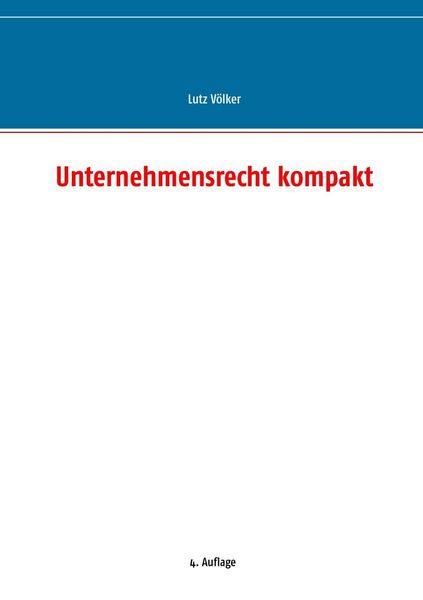 Produktbild: Unternehmensrecht kompakt