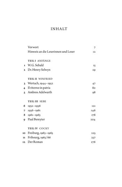 Produktbild: W.G. Sebald