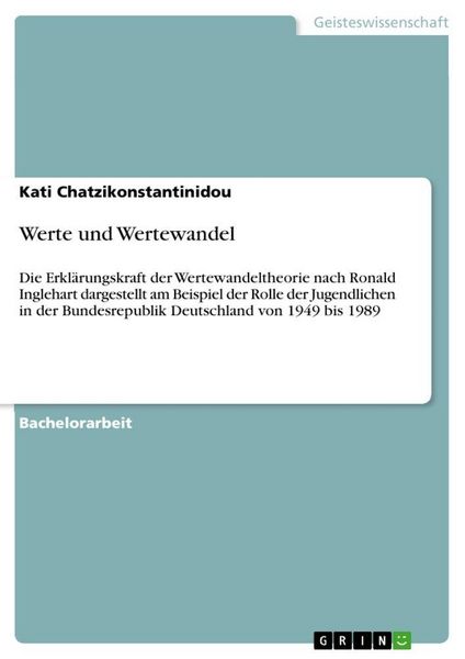 Produktbild: Werte und Wertewandel