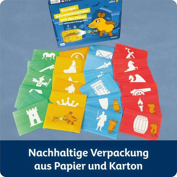 Produktbild: FRANZIS 67211 - Die Maus Escape-Adventskalender mit der Maus. F&uuml;r Kinder ab 7 Jahren.