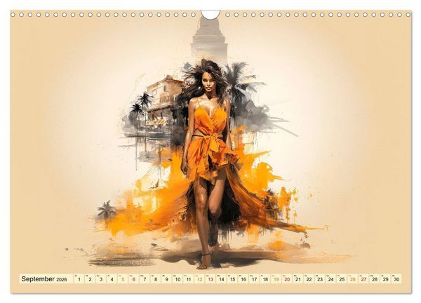 Produktbild: Mode Welt (Wandkalender 2026 DIN A3 quer), CALVENDO Monatskalender