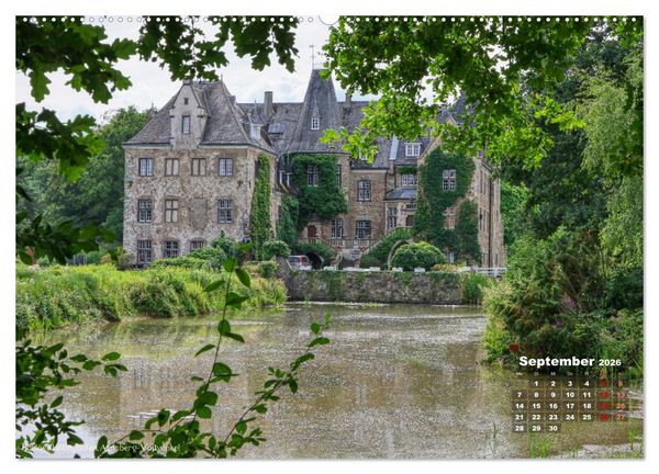 Produktbild: Burgen, Schl&ouml;sser, Herrenh&auml;uer im Sauerland (hochwertiger Premium Wandkalender 2026 DIN A2 quer), Kunstdruck in Hochglanz