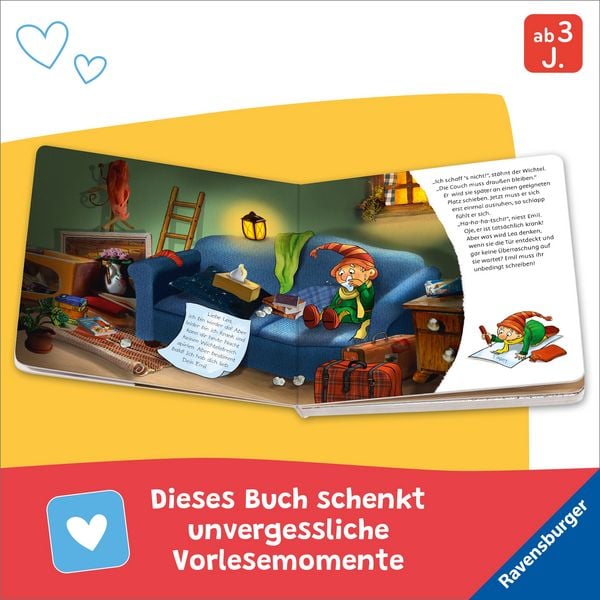 Produktbild: Hurra, der Wichtel ist da! Mein Wichtelt&uuml;r-Buch