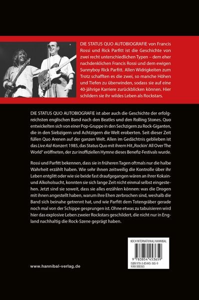 Produktbild: Die Status Quo Autobiografie