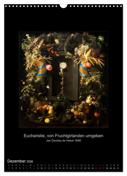 Produktbild: Stillleben - Illusionistische Malerei der Renaissance (Wandkalender 2026 DIN A3 hoch), CALVENDO Monatskalender