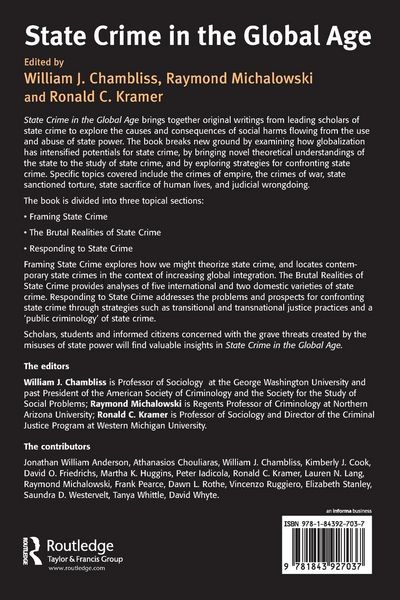 Produktbild: State Crime in the Global Age