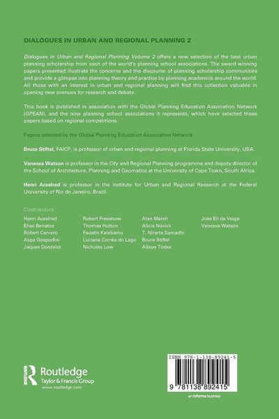 Produktbild: Dialogues in Urban and Regional Planning