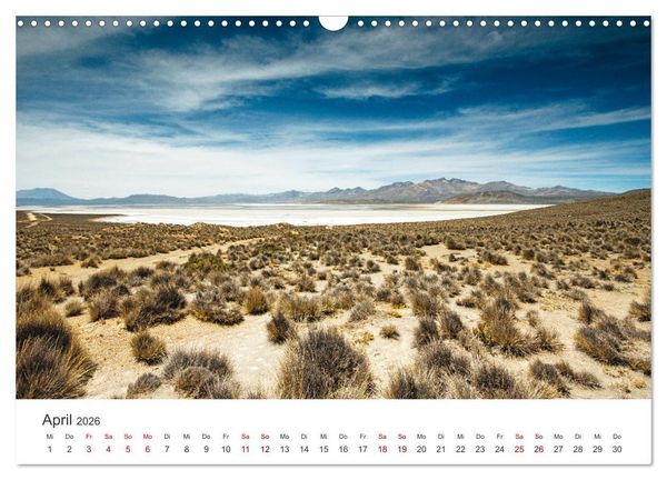 Produktbild: Geheimnisvolles Peru (Wandkalender 2026 DIN A3 quer), CALVENDO Monatskalender
