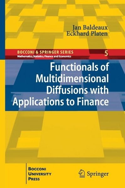 Produktbild: Functionals of Multidimensional Diffusions with Applications to Finance