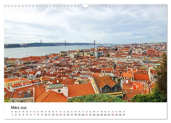 Produktbild: Einzigartiges Portugal (Wandkalender 2026 DIN A3 quer), CALVENDO Monatskalender