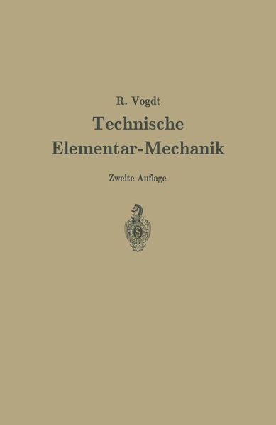 Produktbild: Technische Elementar-Mechanik
