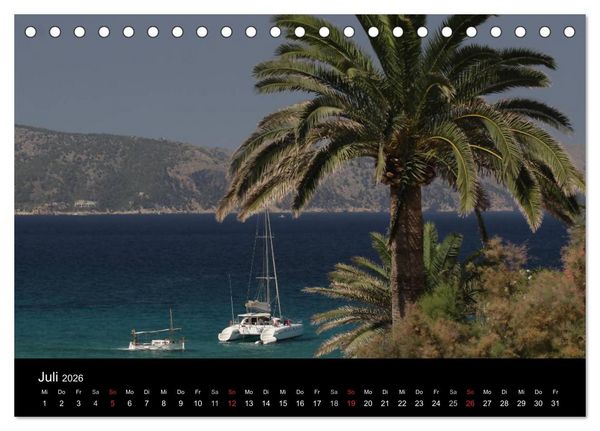 Produktbild: Mallorca 2026 - Insel der Tr&auml;ume (Tischkalender 2026 DIN A5 quer), CALVENDO Monatskalender