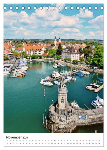 Produktbild: Lindau - Inselstadt am Bodensee (Tischkalender 2026 DIN A5 hoch), CALVENDO Monatskalender