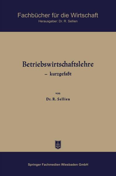 Produktbild: Betriebswirtschaftslehre - kurzgefa&szlig;t