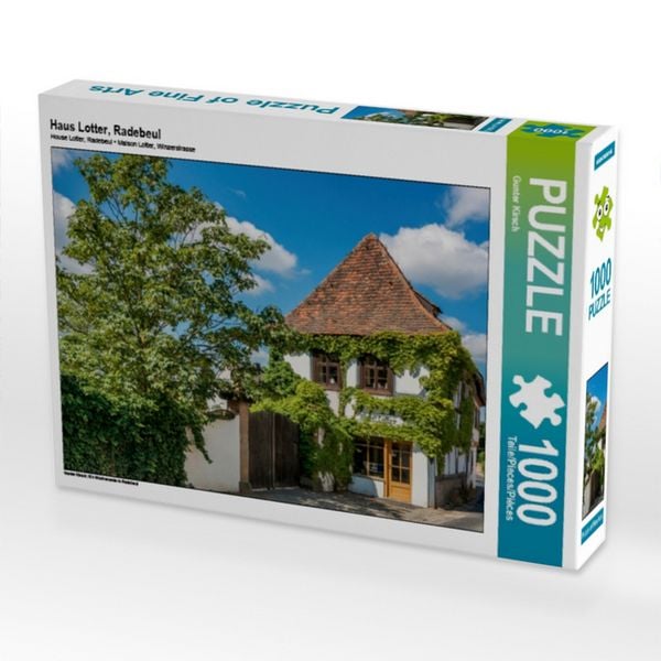 CALVENDO Puzzle Haus Lotter, Radebeul | 1000 Teile Lege-Größe 64x48cm Foto-Puzzle für glückliche Stunden
