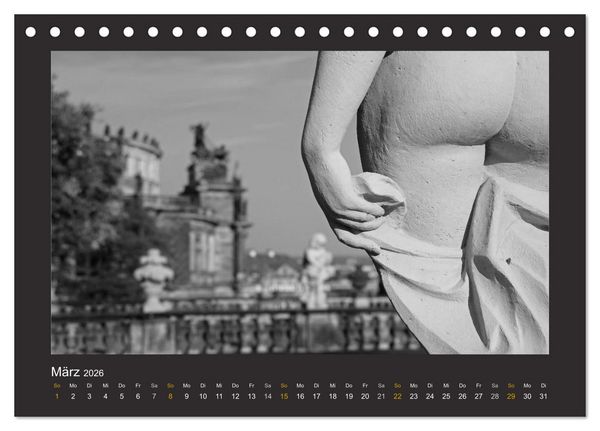 Produktbild: Dresdens stille Gesten (Tischkalender 2026 DIN A5 quer), CALVENDO Monatskalender