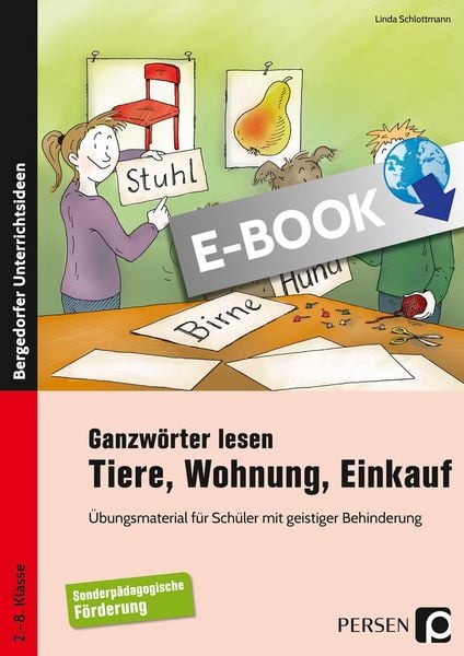 Produktbild: Ganzw&ouml;rter lesen: Tiere, Wohnung, Einkauf