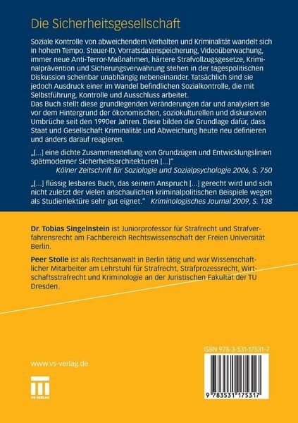 Produktbild: Die Sicherheitsgesellschaft