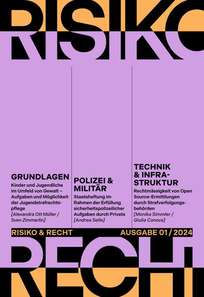 Produktbild: Risiko & Recht 01/2024