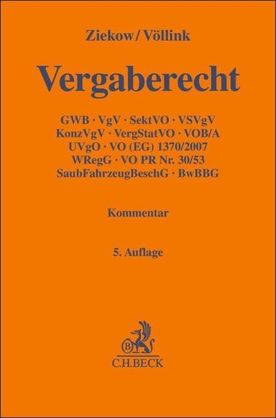 Produktbild: Vergaberecht