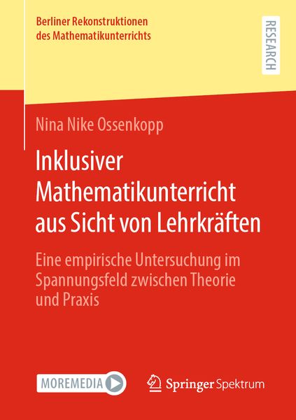 Produktbild: Inklusiver Mathematikunterricht aus Sicht von Lehrkr&auml;ften