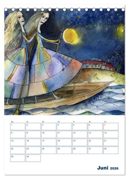 Produktbild: Im Wandel der Sterne (Tischkalender 2026 DIN A5 hoch), CALVENDO Monatskalender