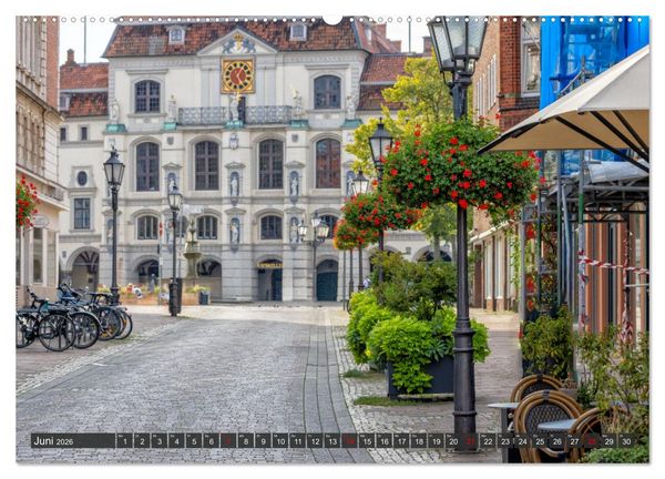 Produktbild: L&uuml;neburg - Die Salz- und Hansestadt (hochwertiger Premium Wandkalender 2026 DIN A2 quer), Kunstdruck in Hochglanz