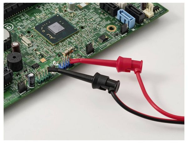 Produktbild: VOLTCRAFT BNC-Messleitung 0.80m Schwarz, Rot