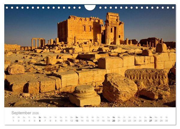 Produktbild: Syrien - Erinnerungen (Wandkalender 2026 DIN A4 quer), CALVENDO Monatskalender