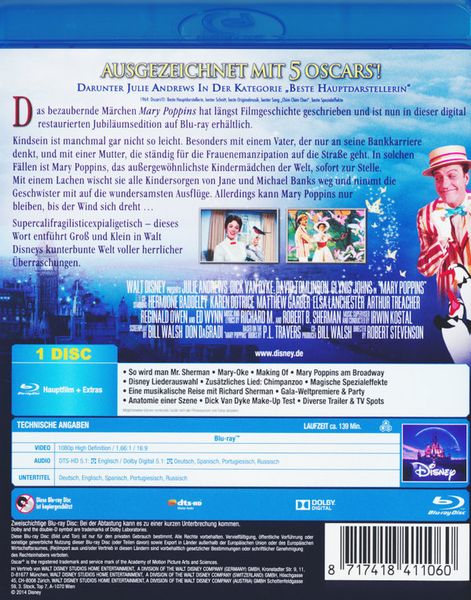 Produktbild: Mary Poppins - Jubil&auml;umsedition