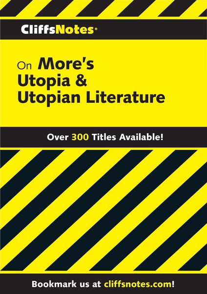 Produktbild: CliffsNotes on More's Utopia & Utopian Literature