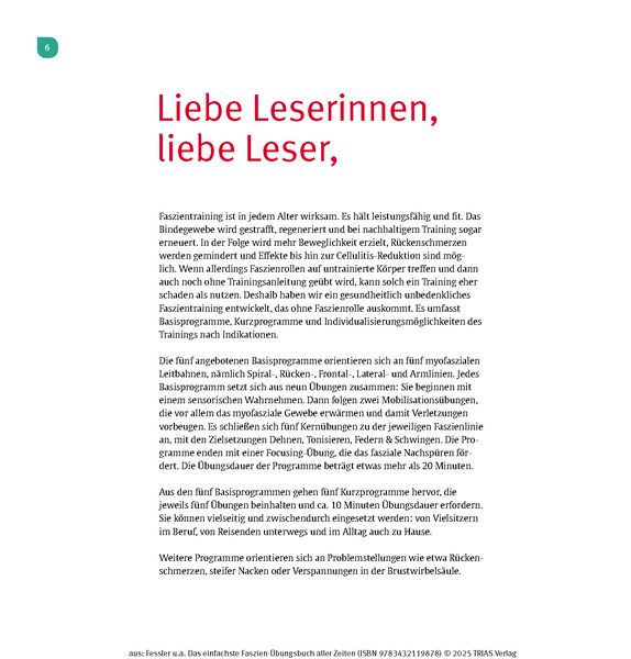 Das einfachste Faszien-Übungsbuch aller Zeiten