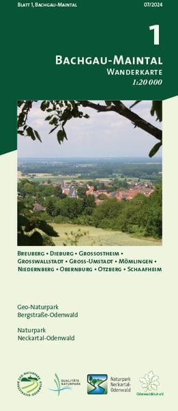 Blatt 1, Bachgau-Maintal, Sonstige von , Meki Landkarten, 9783947593347