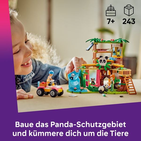 Produktbild: LEGO Friends 42648 Panda-Pflegestation, Kinder Spielzeug zum Bauen