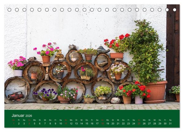 Produktbild: Allg&auml;u - Landliches Leben (Tischkalender 2026 DIN A5 quer), CALVENDO Monatskalender