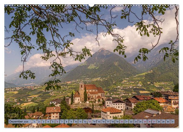 Produktbild: S&uuml;dtirol - Meraner Land (hochwertiger Premium Wandkalender 2026 DIN A2 quer), Kunstdruck in Hochglanz